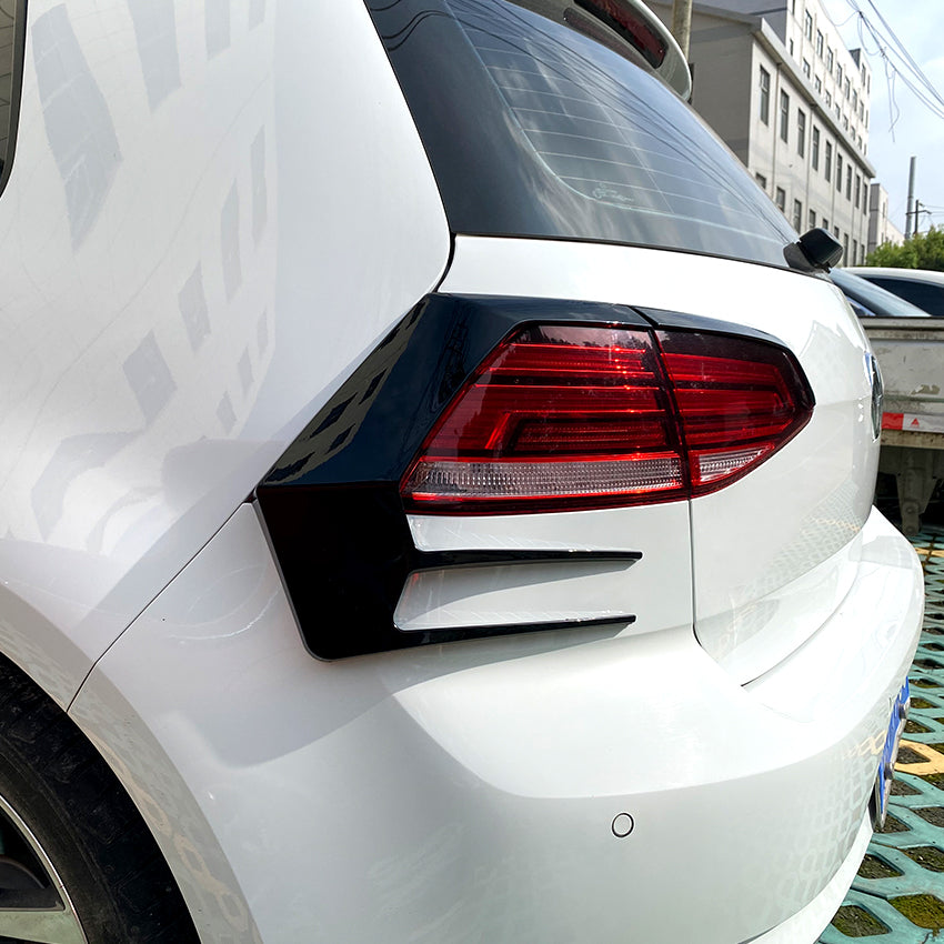 V1 Gloss Black Rear Light Trims for VW Golf MK7.5 17-20