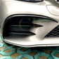 Gloss Black Front Side Grille Trims for Mercedes Benz W205 C Class 19-21