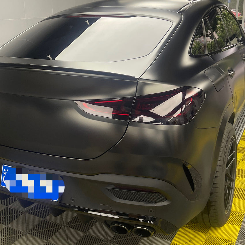 Gloss Black Rear Canards for Mercedes Benz C167 GLE Coupe 19-26