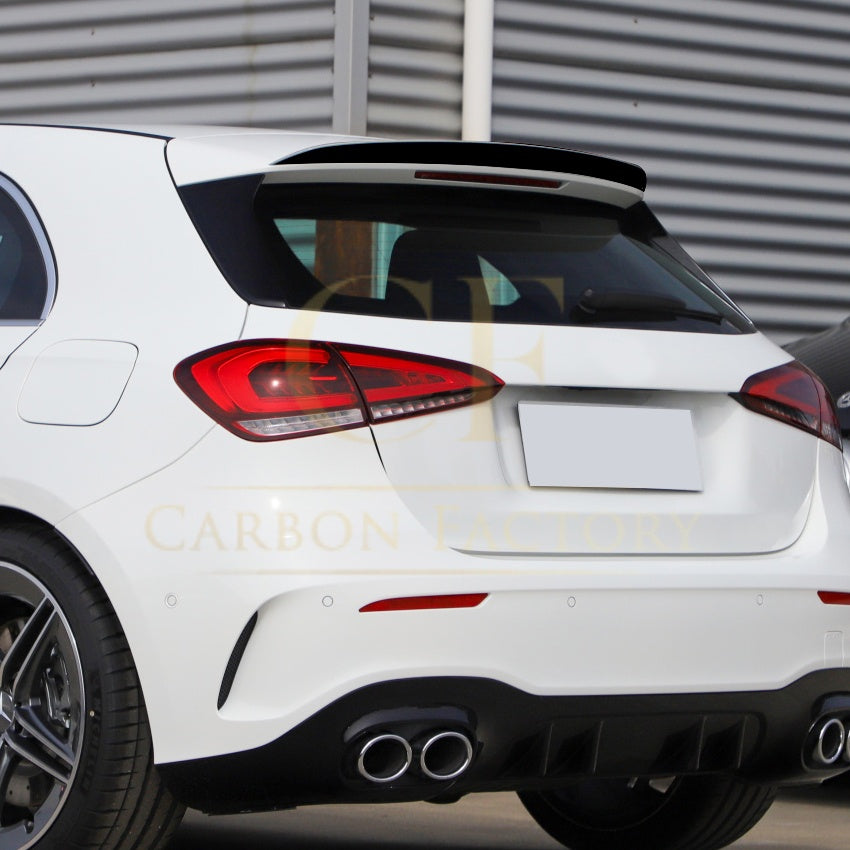 V Style Gloss Black Boot Spoiler for Mercedes Benz W177 A Class Hatchback 18-25 - Carbon Factory