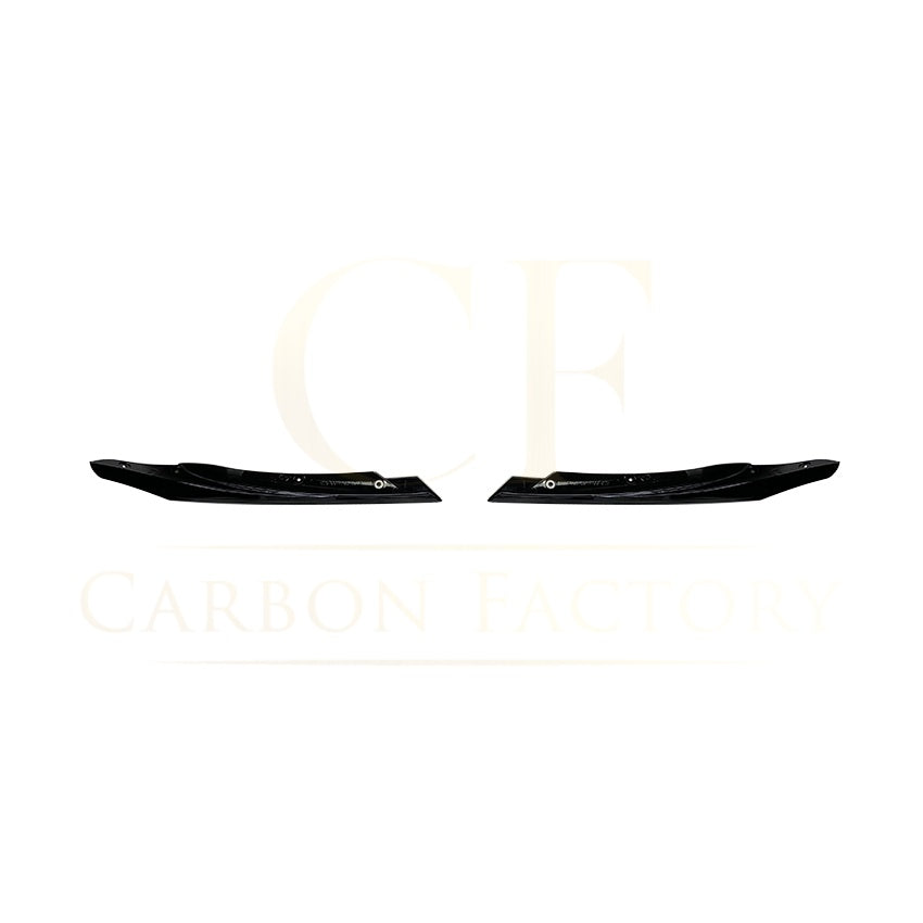 AMG Gloss Black Canards Winglets Splitter (9 Pieces) for Mercedes Benz W176 A Class 16-18 - Carbon Factory