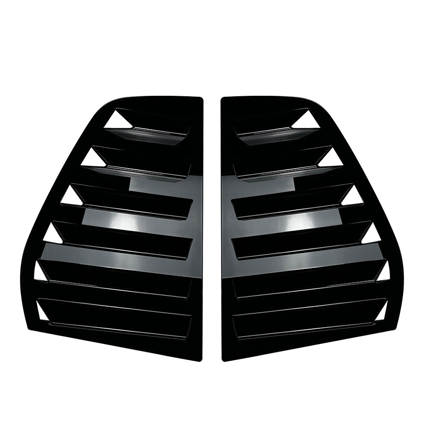 Gloss Black Window Louver Vents for VW Golf MK5 03-08