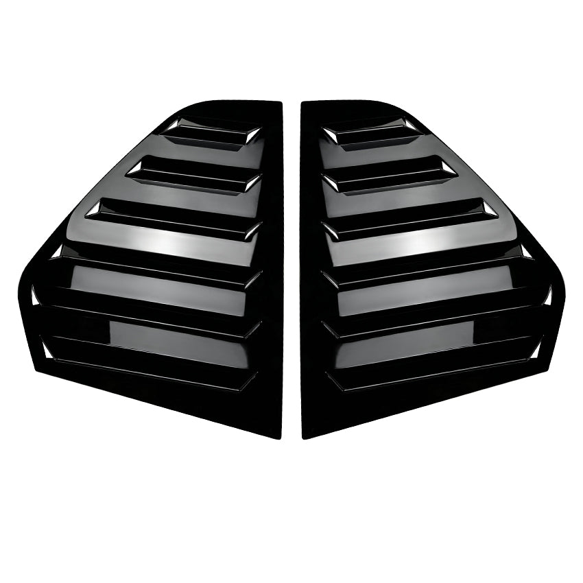 Gloss Black Window Louvers for VW Golf MK8 MK8.5 20-26
