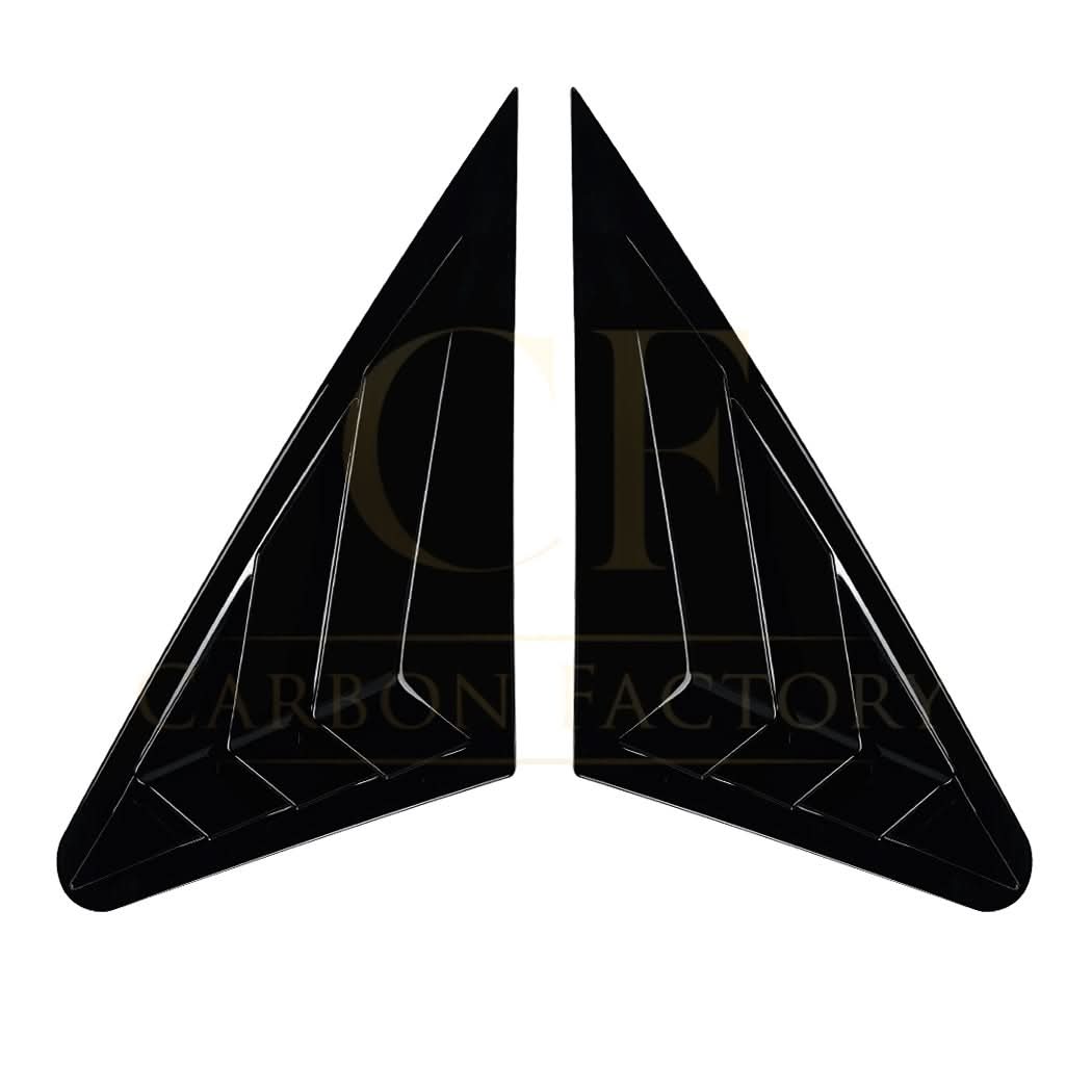 Gloss Black Window Louver Vents for Audi A3 8V S3 Saloon 13-20 - Carbon Factory