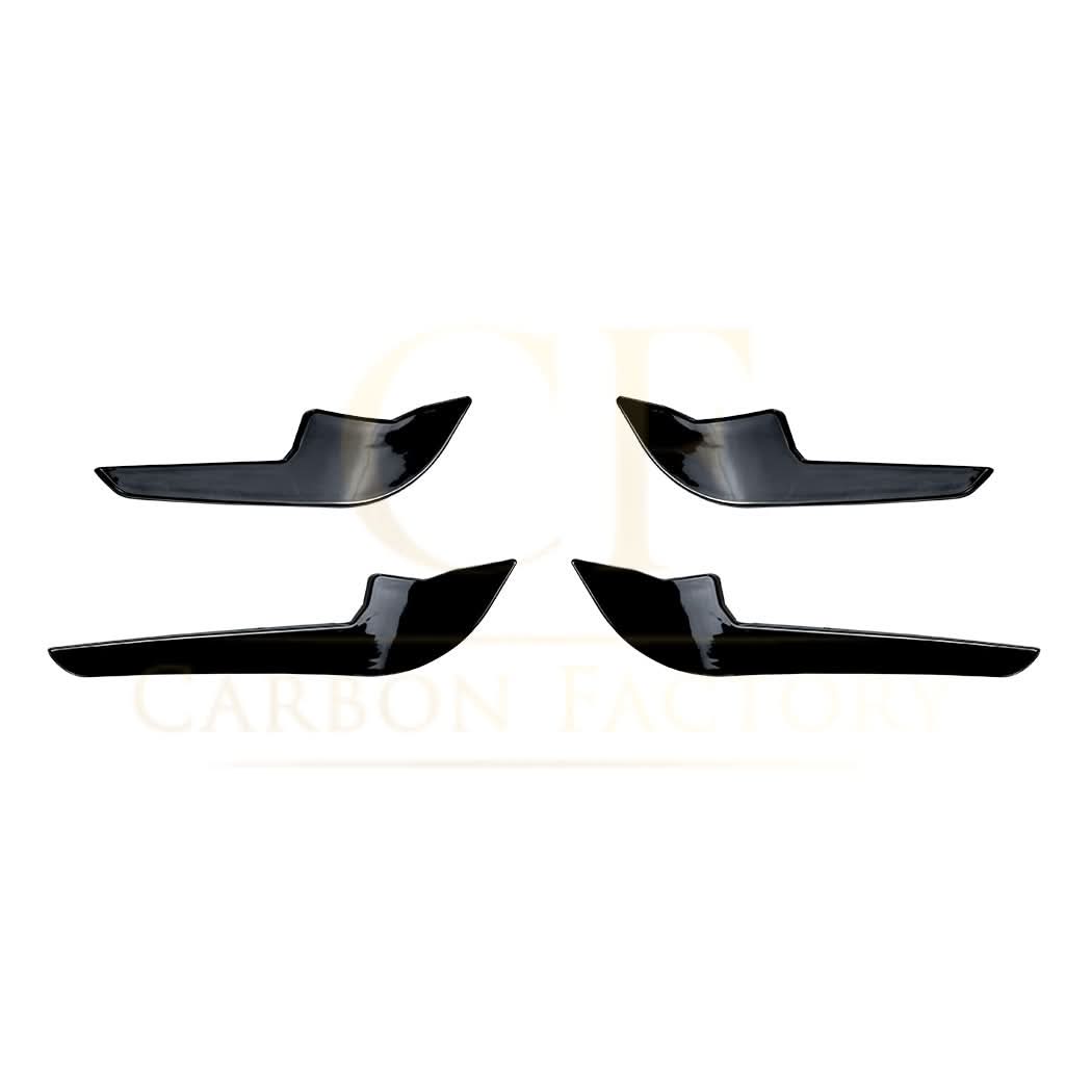Gloss Black Front Canards for Audi 8Y RS3 20-24 - Carbon Factory