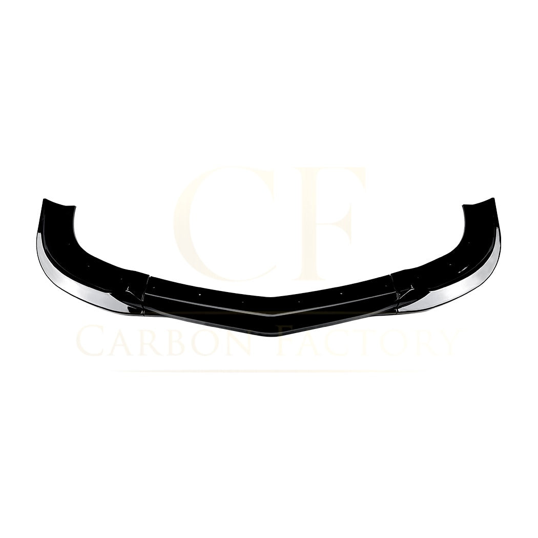 V Style Gloss Black Front Splitter for Mercedes Benz W204 C63 07-10 - Carbon Factory