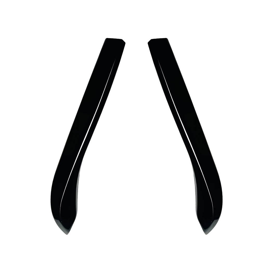 CS Style Gloss Black Front Canards for VW Golf MK8 GTI & R Line 20-23