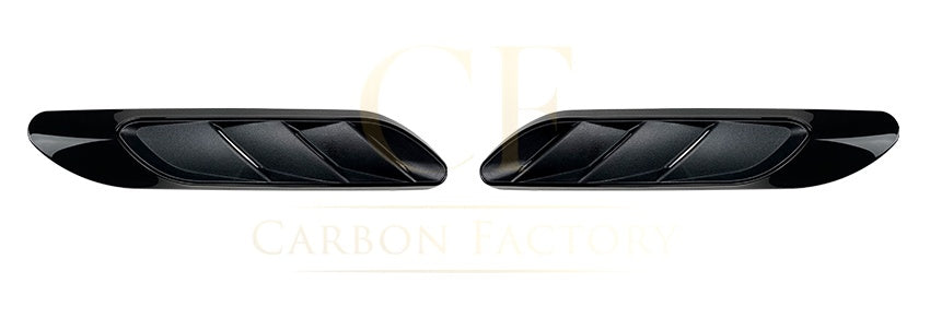 Gloss Black Front Fender Trims for Mercedes Benz W206 C Class 22-Present - Carbon Factory