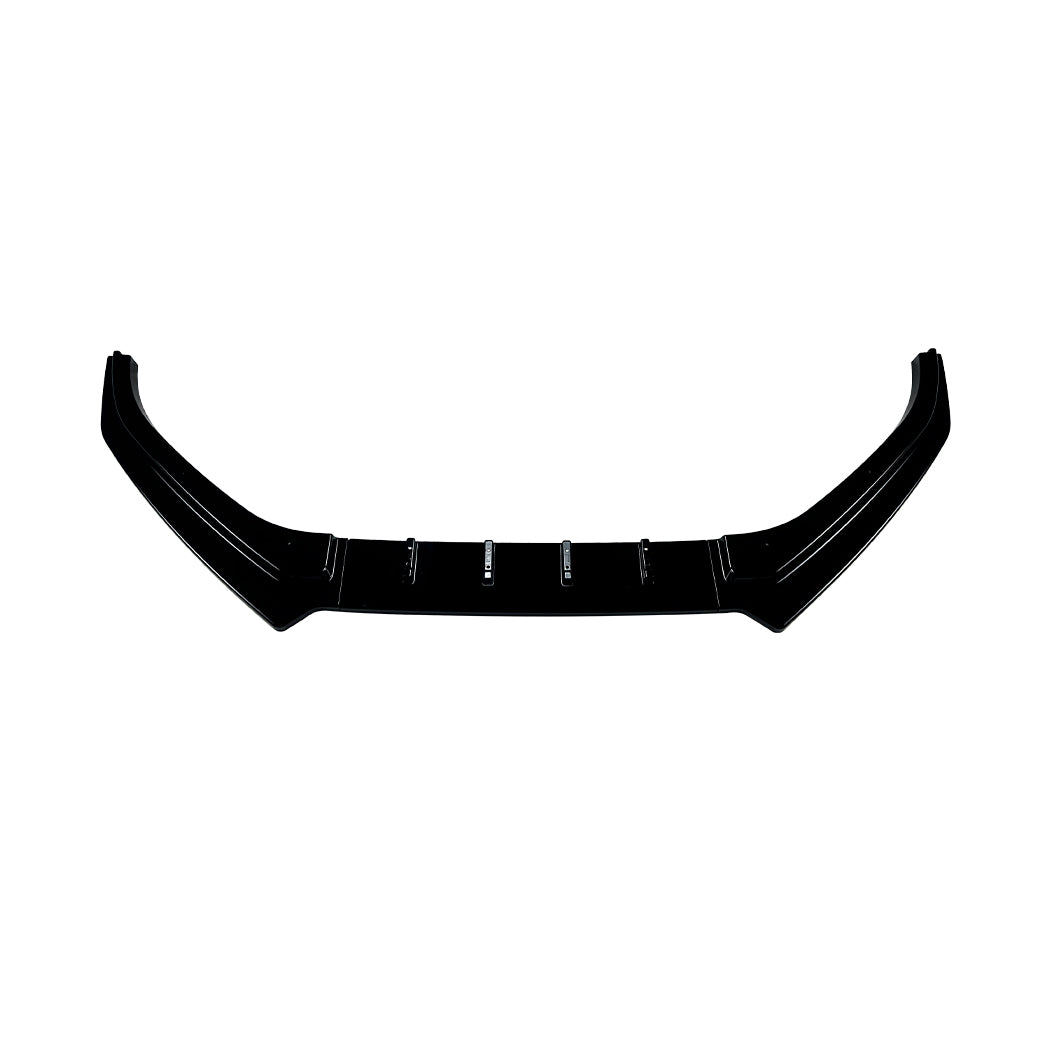 V Style Gloss Black front splitter for VW Polo MK5 GTI 10-14