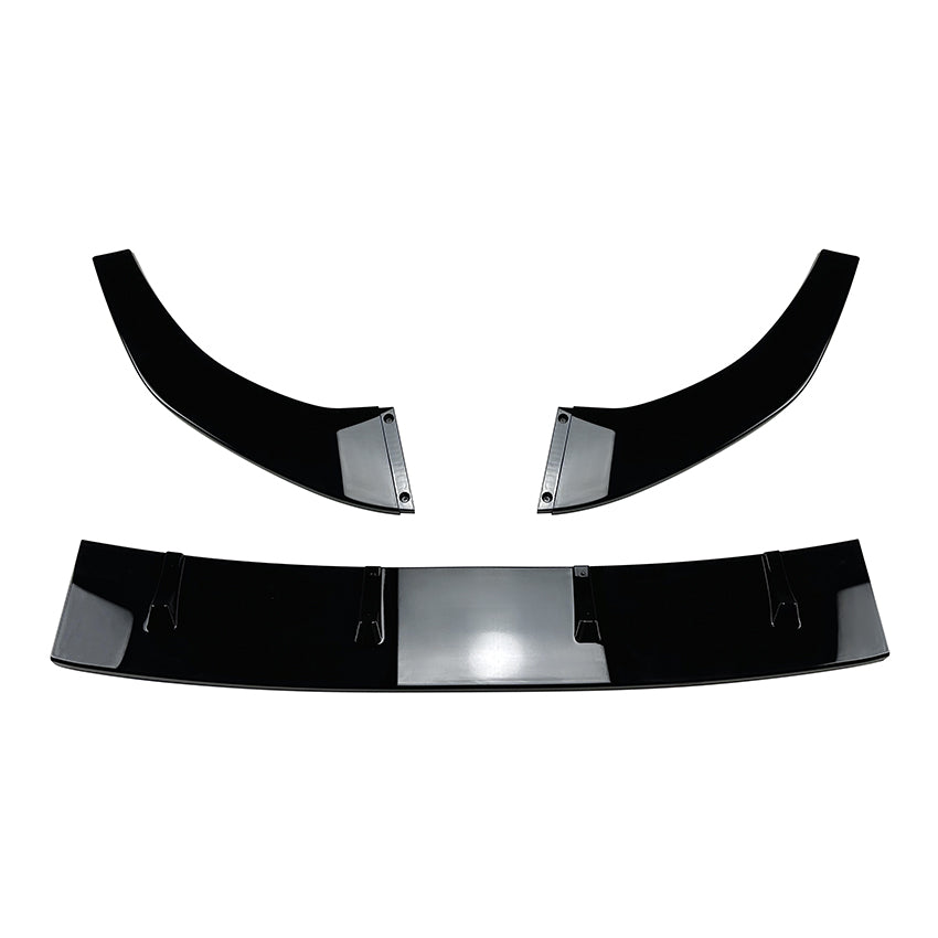 V2 Style Gloss Black Front Splitter for VW Golf MK7 GTI & R Line 13-16
