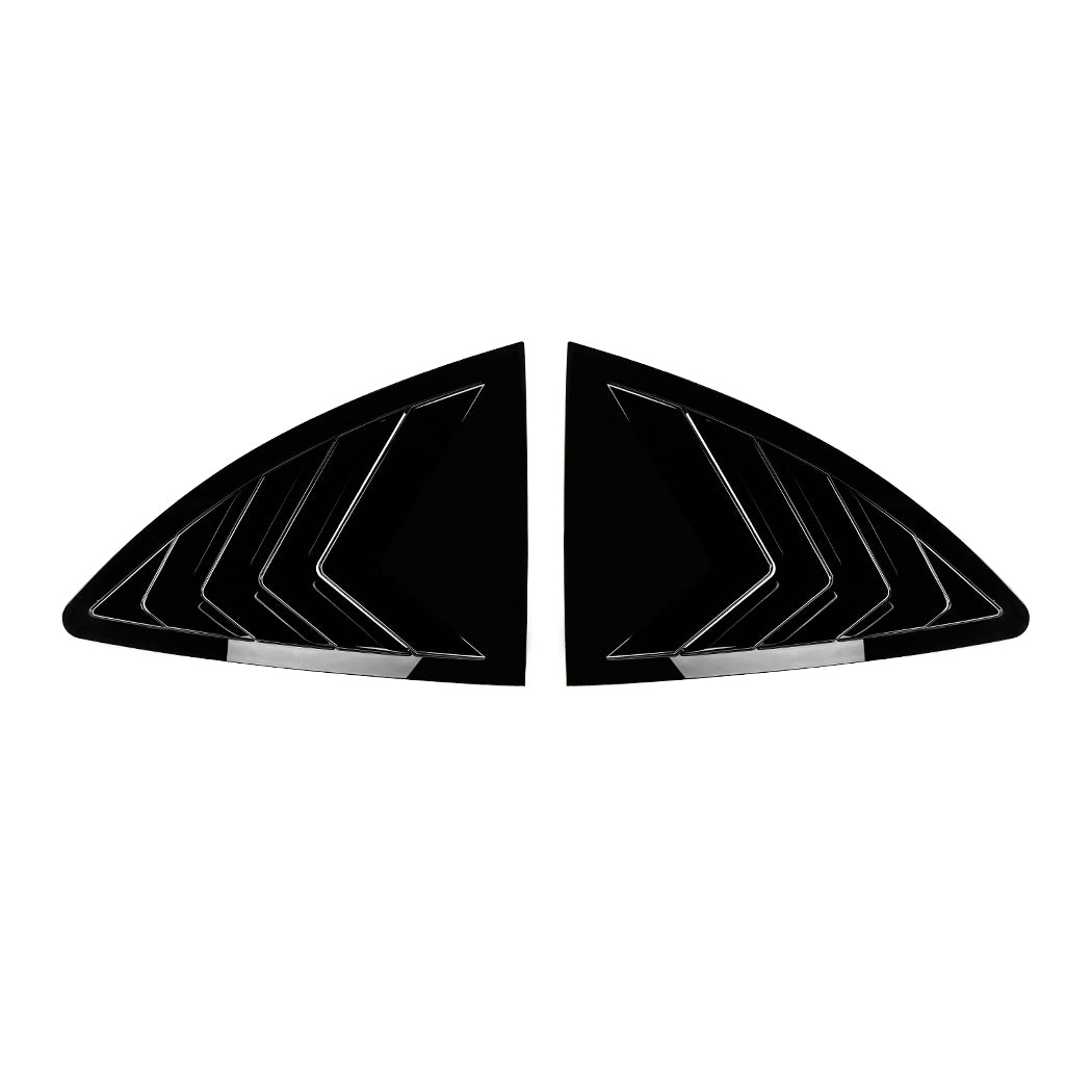 Gloss Black Window Louvers for Toyota GT86 12-20