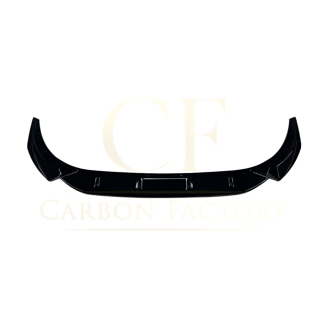 V Style Gloss Black Front Splitter for Audi A4 B9.5 S Line & S4 20-25