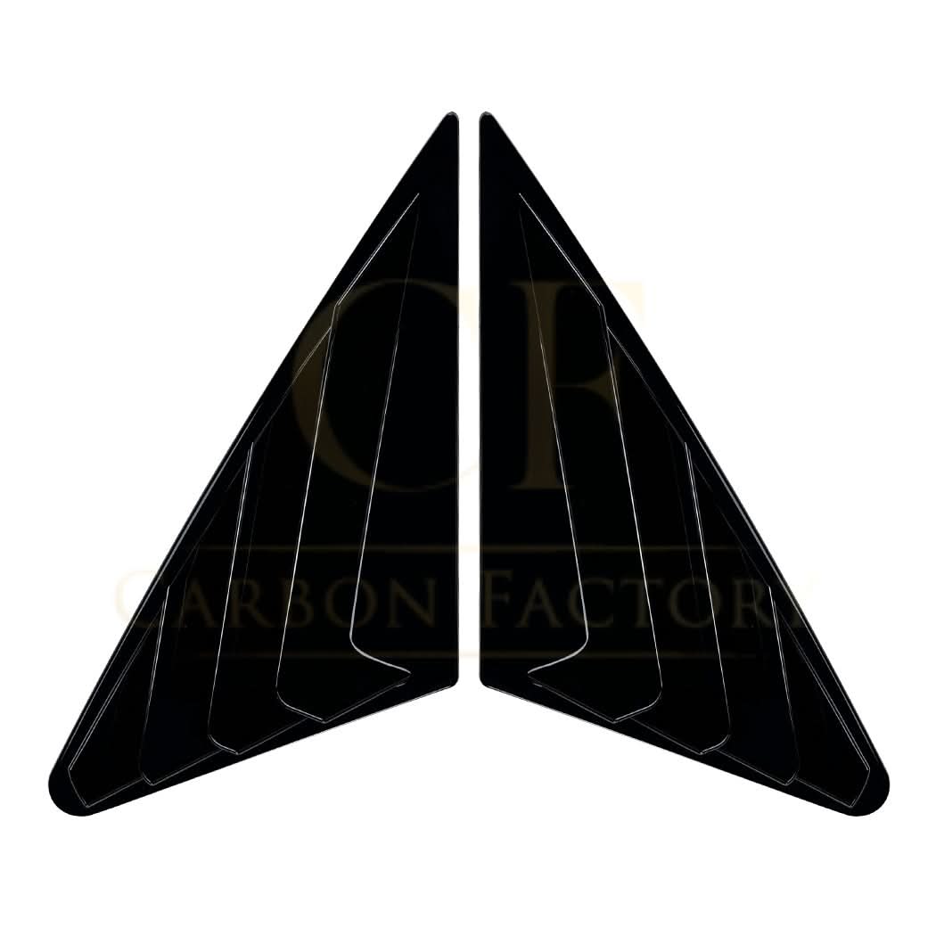 Gloss Black Window Louver Vents for Audi A3 8Y Saloon 20-Present - Carbon Factory
