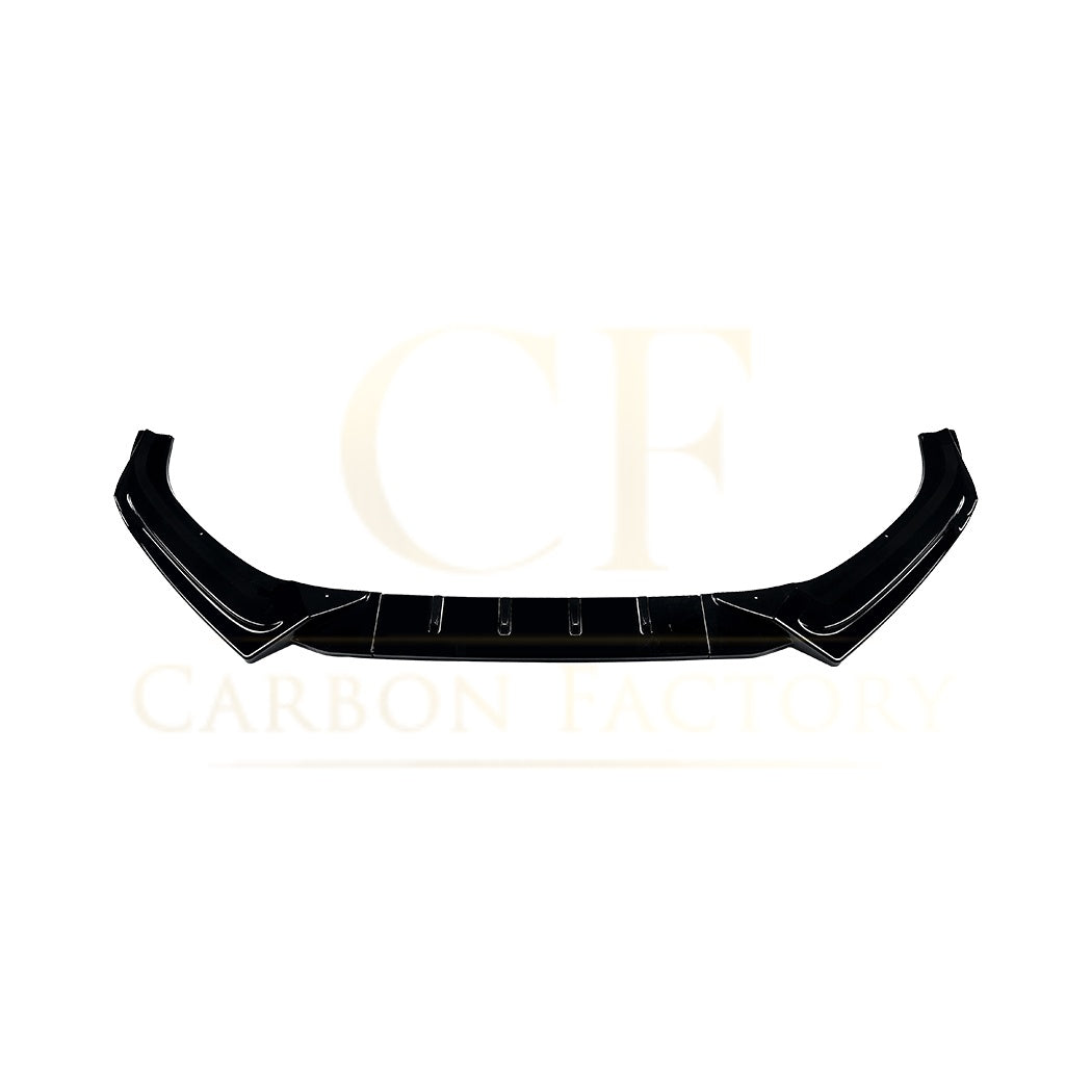 V Style Gloss Black Front Splitter for Audi A4 B9 S Line & S4 15-19