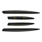 Gloss Black Front Bumper Side Grille Trims for Mercedes Benz W177 A Class AMG & A35 23-25