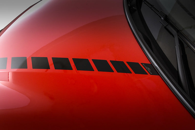 AC Schnitzer decal set hood black for MINI F65 (51142663108)