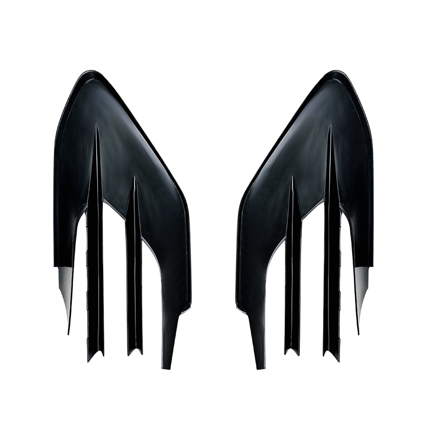 Gloss Black Front Side Trims for Mercedes Benz W167 C167 GLE 24-26