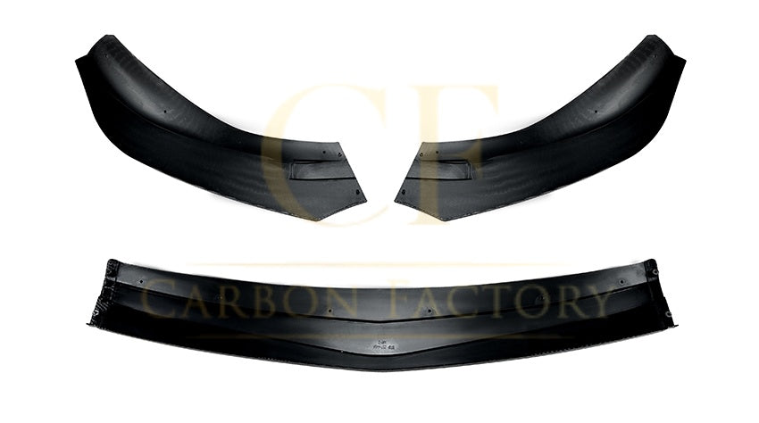 V Style Gloss Black Front Splitter for Mercedes Benz W177 A Class AMG & A35 18-22 - Carbon Factory