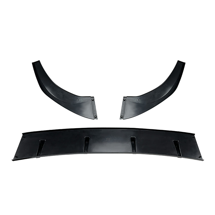 V2 Style Gloss Black Front Splitter for VW Golf MK7 GTI & R Line 13-16