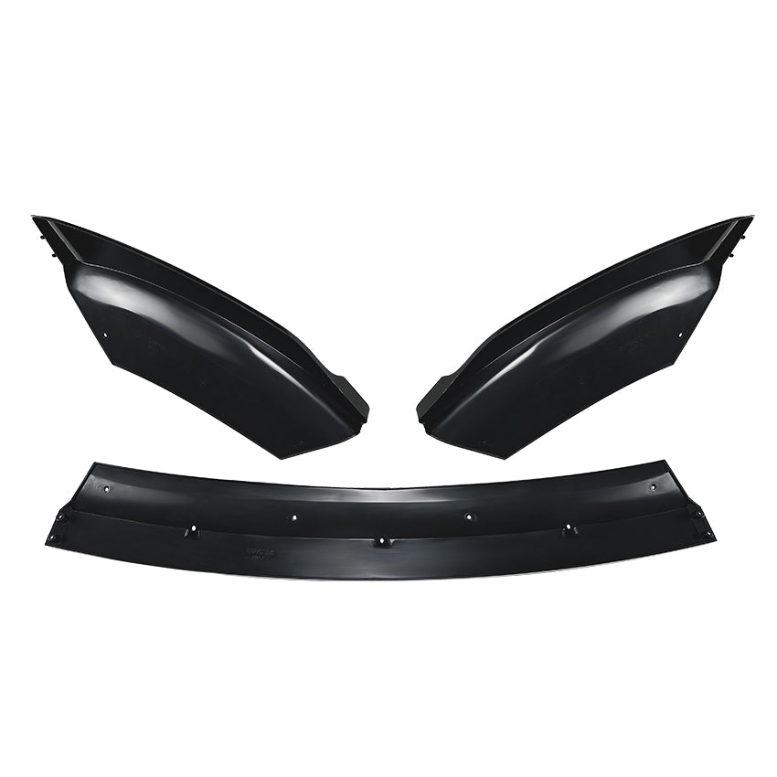 Gloss Black Front Splitter for Ford Fiesta ST B299 MK7.5 13-17