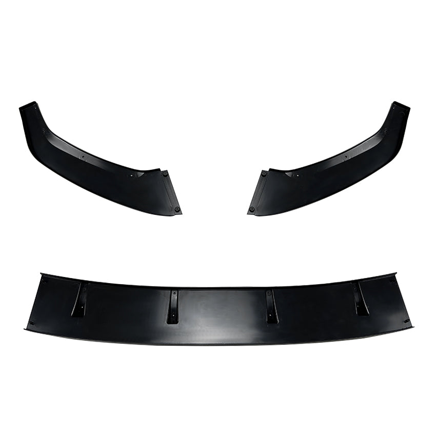 V1 Style Gloss Black Front Splitter for VW Golf MK7.5 GTI & R Line 17-20