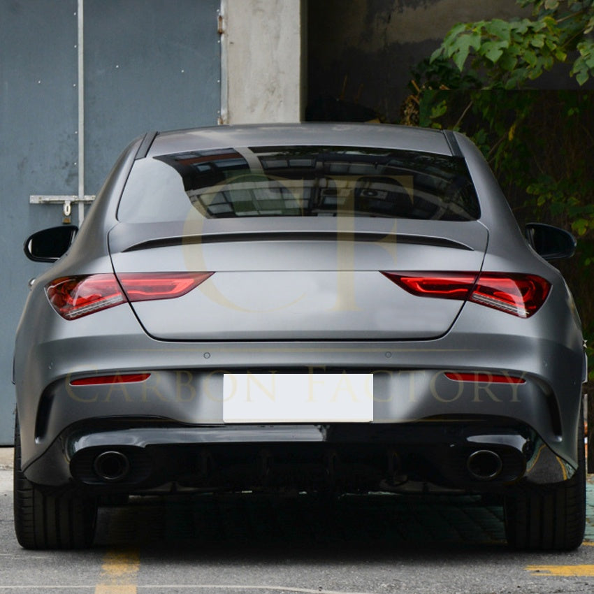 Brabus Style Gloss Black Boot Spoiler for Mercedes Benz W118 CLA 19-Present - Carbon Factory