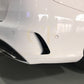 Gloss Black Rear Bumper Trims for Mercedes Benz W205 C Class Estate 15-21