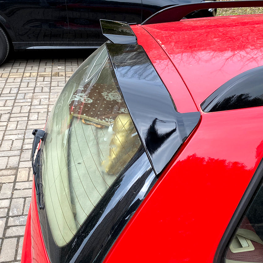 OT Style Gloss Black Roof Spoiler for VW Polo MK4 05-09