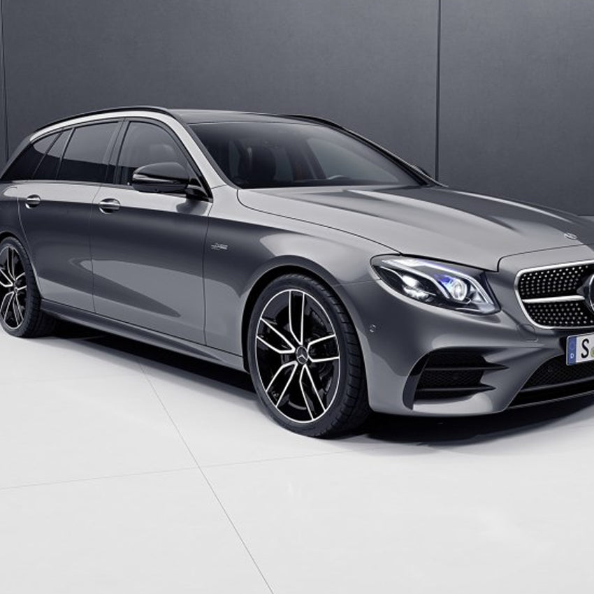 Gloss Black Front Bumper Trims for Mercedes Benz W213 C238 E Class AMG 16-20 - Carbon Factory