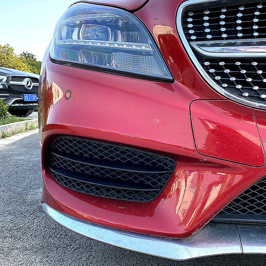 Gloss Black Front Side Grilles for Mercedes Benz C218 CLS 15-18