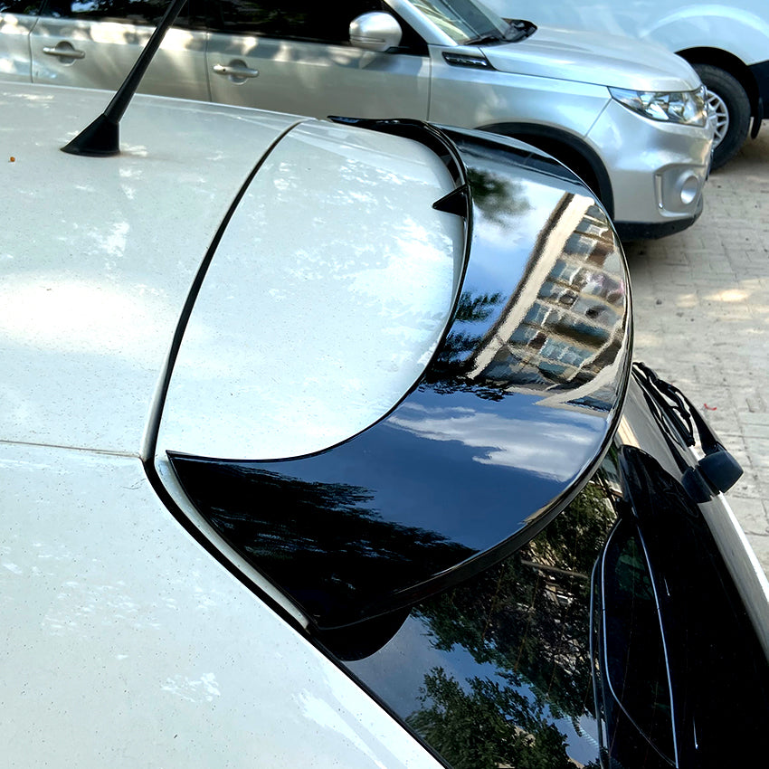WR Style Gloss Black Roof Spoiler for VW Polo MK5 6R 6C Standard model 10-17