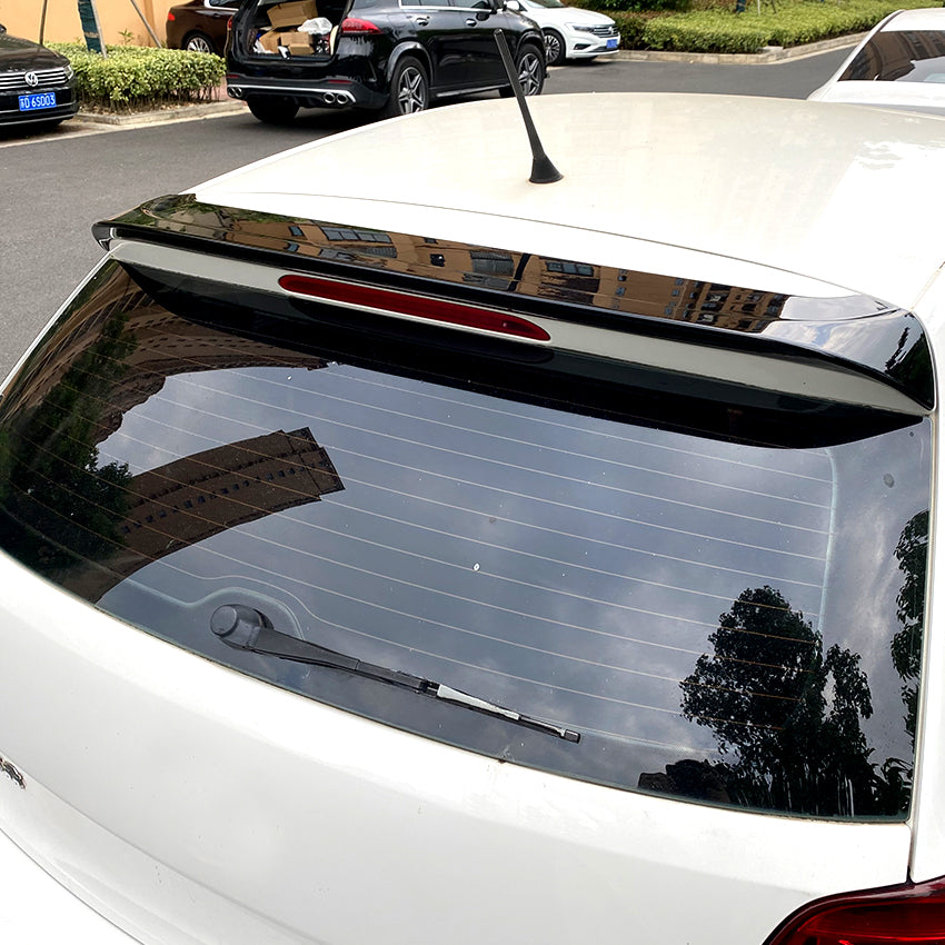 GT Style Gloss Black Roof Spoiler for VW Polo MK5 6R 6C Standard model 10-17