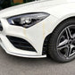Gloss Black Front Side Trims for Mercedes Benz W118 CLA AMG 19-23