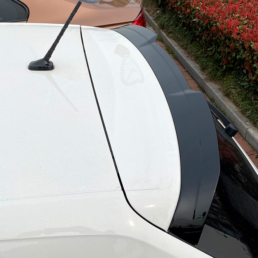 V Style Gloss Black Roof Spoiler for VW Polo MK6 18-26