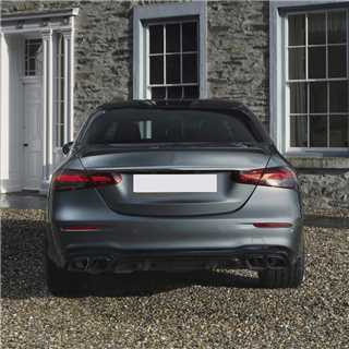 AMG Style Gloss Black Rear Diffuser and Exhaust tips for Mercedes Benz W213 C238 E Class 21-23 - Carbon Factory