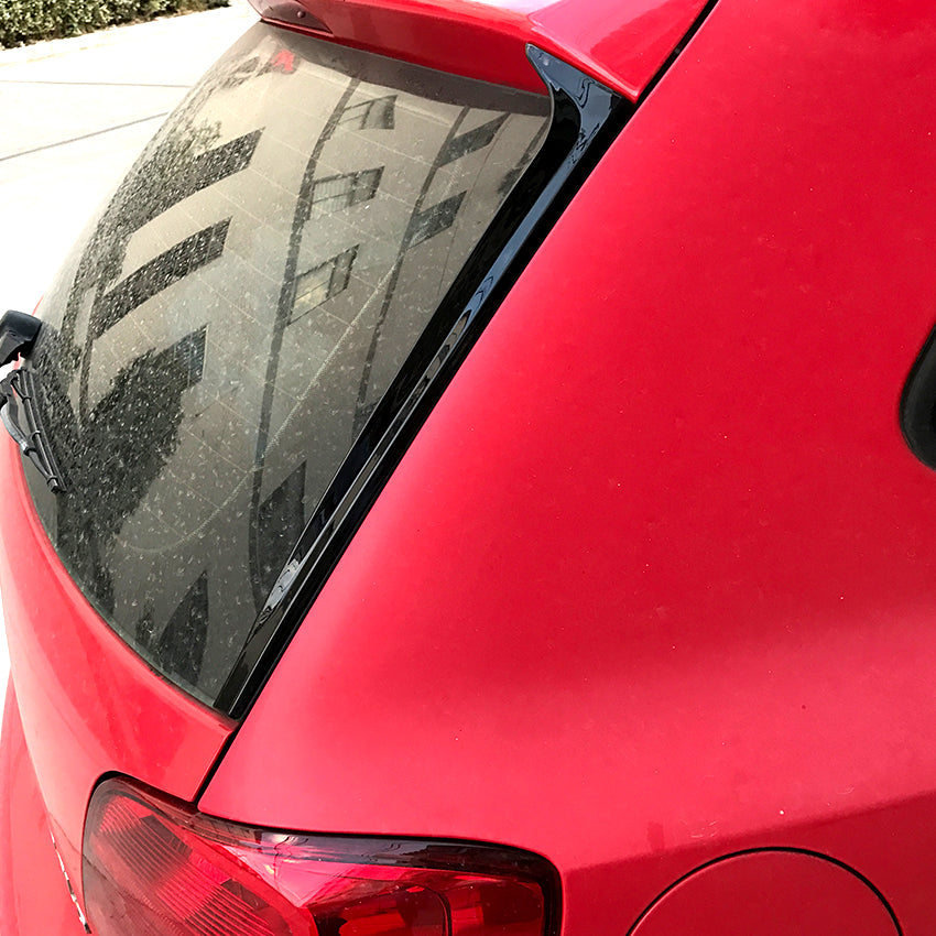 Gloss Black Side Spoiler for VW Polo MK5 10-17
