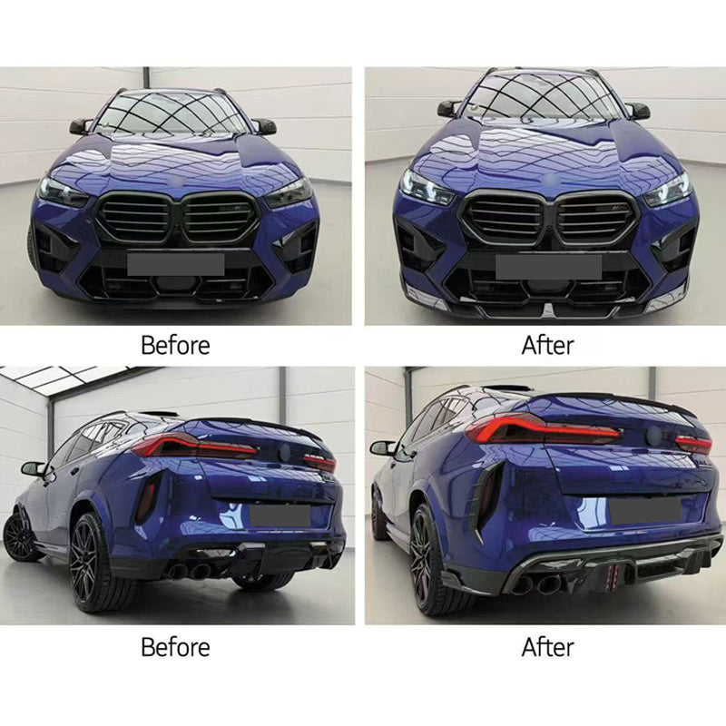 Gloss Black Body Kit 1 for BMW F96 X6M LCI 23-26