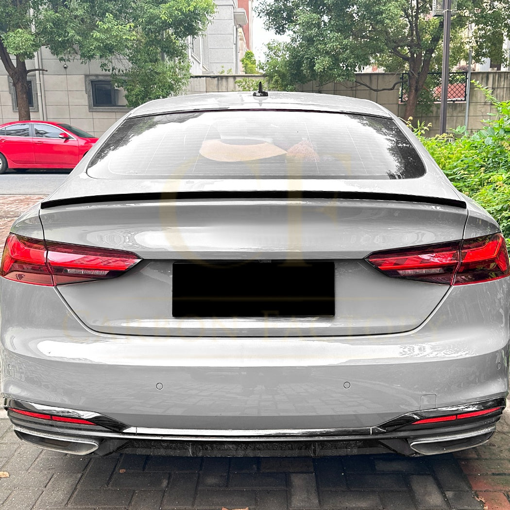 S5 Style Gloss Black Boot Spoiler for Audi B9 A5 S5 RS5 17-24 - Carbon Factory