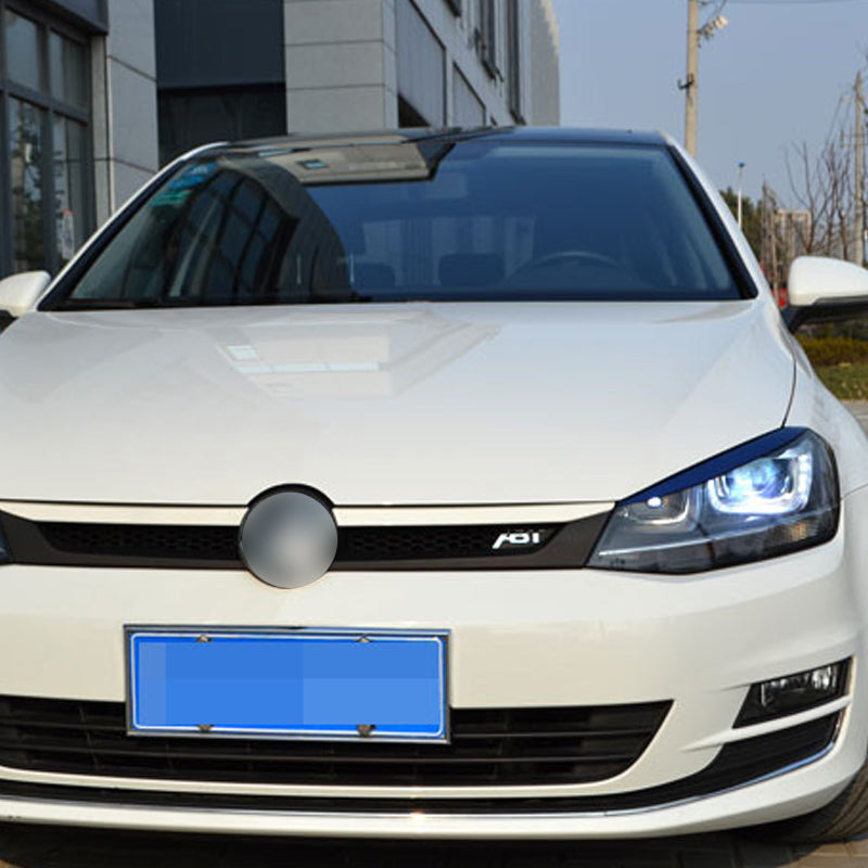 Gloss Black Headlight Trims for VW Golf MK7 inc GTI & R 14-20