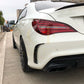 Gloss Black Rear Bumper Trims for Mercedes Benz W117 CLA 13-19
