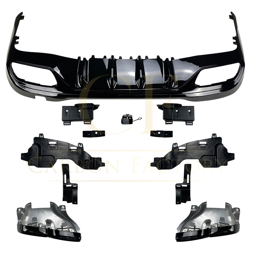 Brabus Style Gloss Black Rear Diffuser for Mercedes Benz W206 C Class 22-Present - Carbon Factory