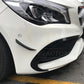 Gloss Black Front Canards (4 pcs) for Mercedes Benz W117 CLA AMG 16-19