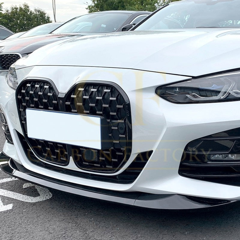 MP Style Gloss Black Front Splitter for BMW 4 Series G22 G23 20-23 - Carbon Factory