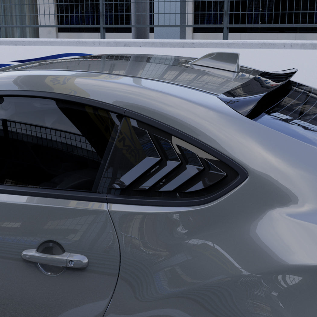 Gloss Black Window Louvers for Toyota GR86 22-26