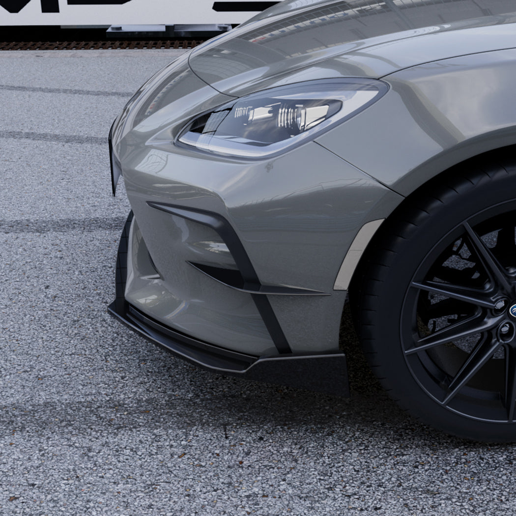 Gloss Black Front Canards for Toyota GR86 22-26