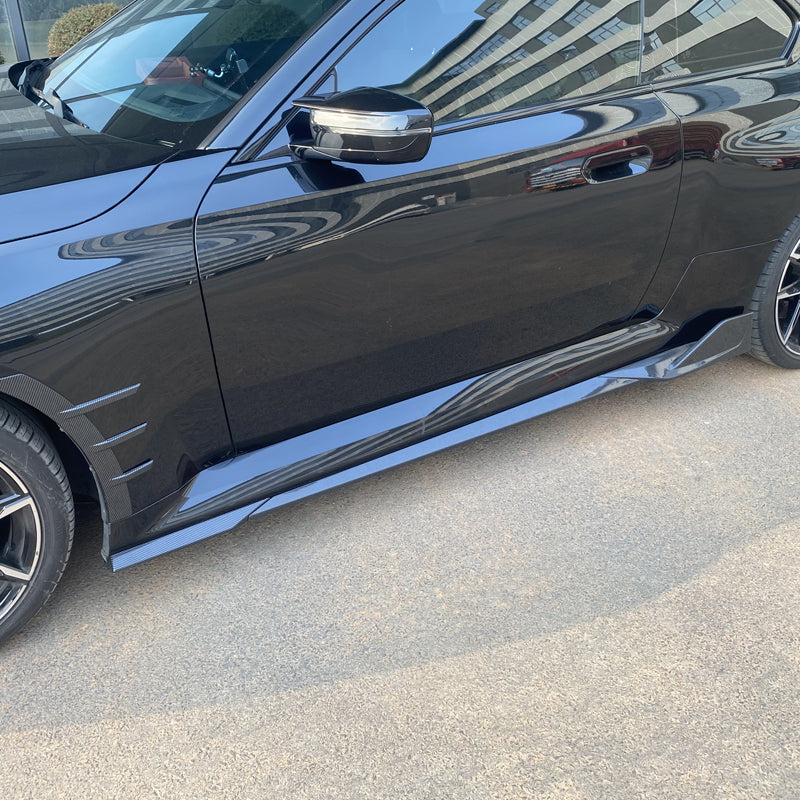 Comp Style Gloss Black Side Skirts for BMW G87 M2 23-Present
