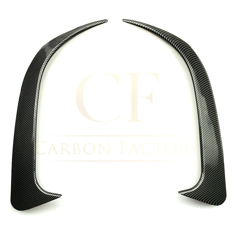 Gloss Black Rear Bumper Trims for Mercedes Benz W117 CLA 13-19 - Carbon Factory