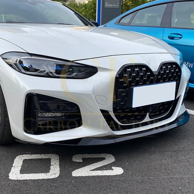 MP Style Gloss Black Front Splitter for BMW 4 Series G22 G23 20-23 - Carbon Factory