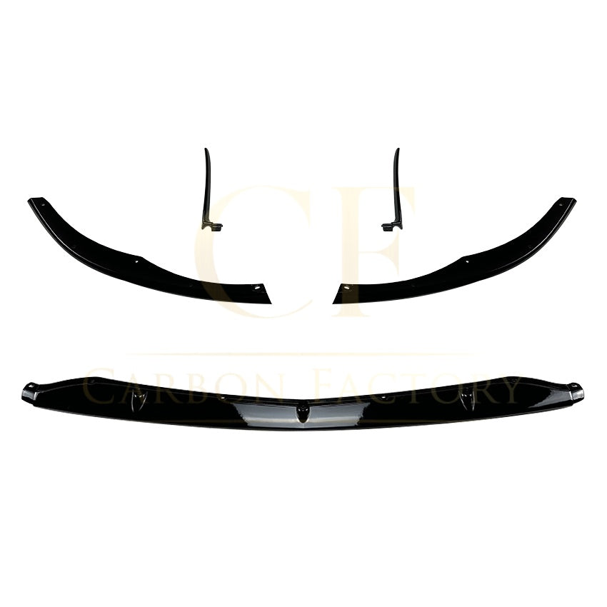 Brabus Style Gloss Black Front Splitter for Mercedes Benz W205 C63 15-22