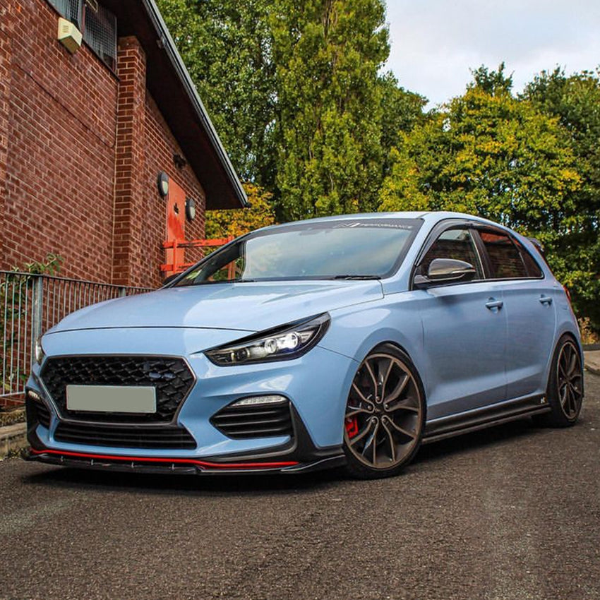 Gloss Black Headlight Trims for Hyundai i30 i30N MK3 17-19